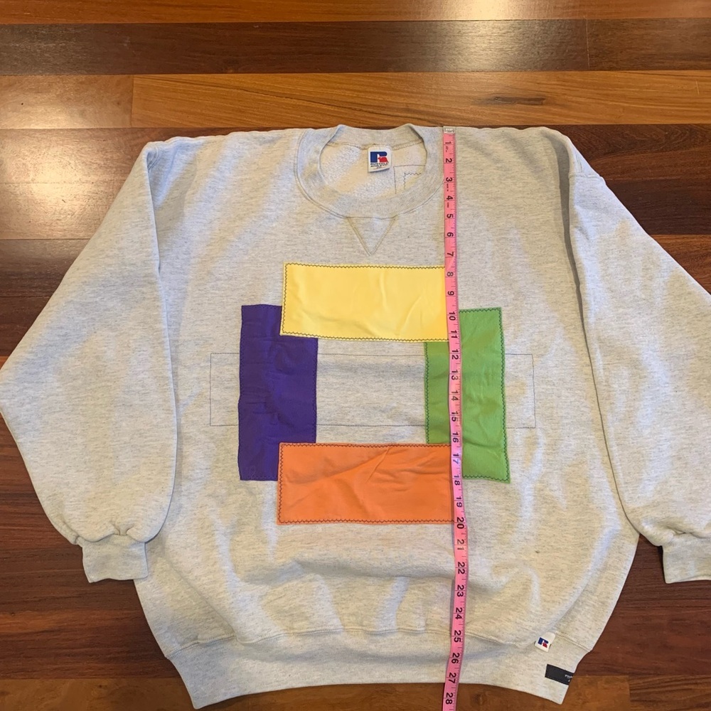 Colorful Patchwork Men's Sweater